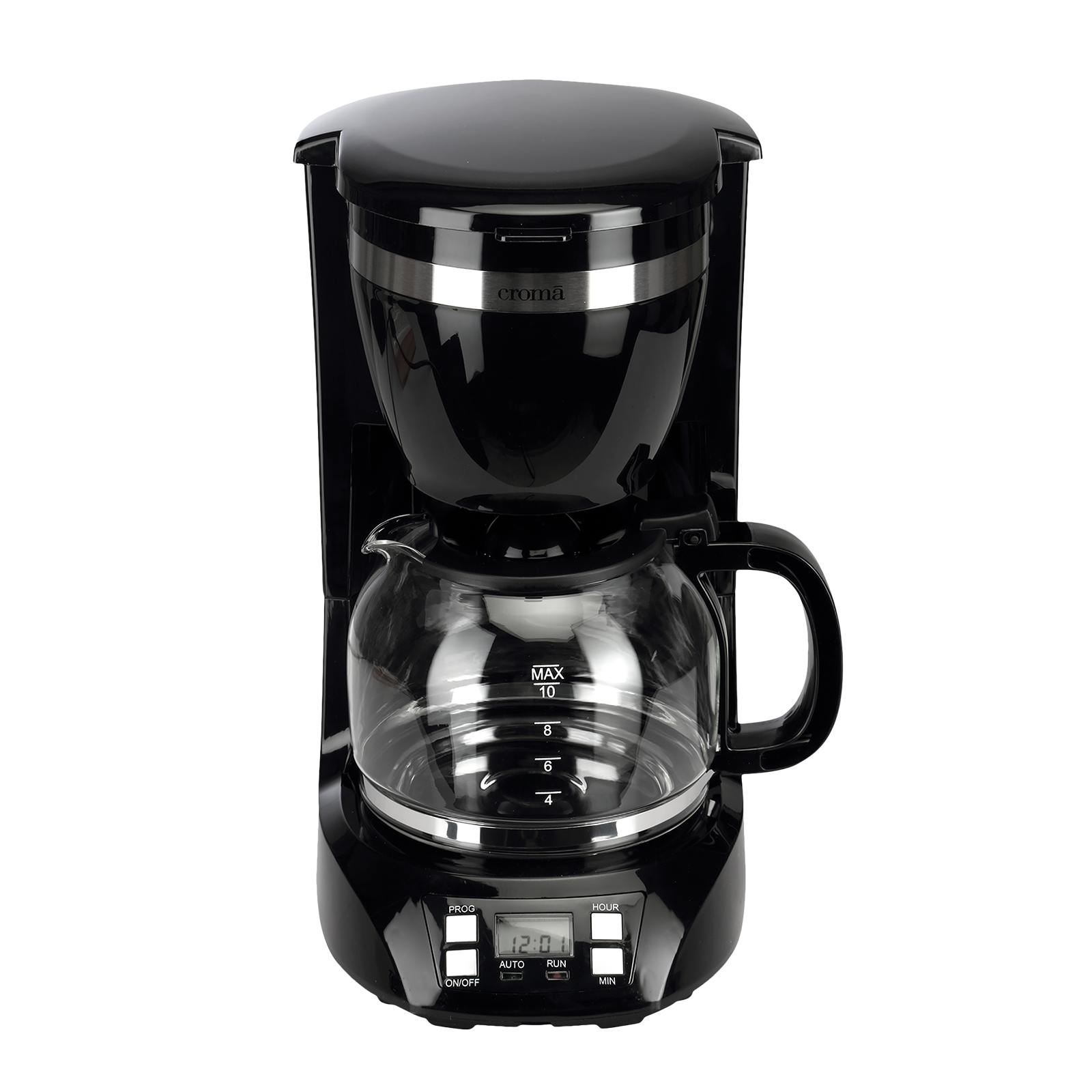 Buy Croma 900 Watt 10 Cups Manual Espresso Coffee Maker with Keep Warm